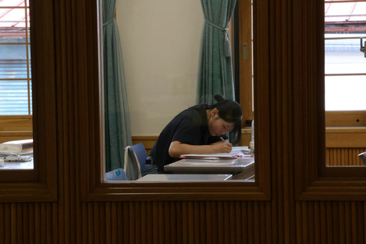 Student studying with mushroom gummies for focus during exam season
